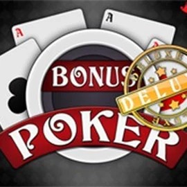 Bonus Poker Deluxe - 3 Hands slot logo by RTG (Reel Time Gaming) at Ritzo Casino