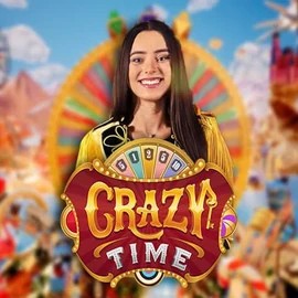 Crazy Time logo by Evolution at Ritzo Casino