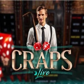 Live Craps online game logo by Evolution on ritzocasino-it.com
