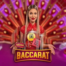 Mega Baccarat slot visual from Pragmatic Play available on ritzocasino-it.com